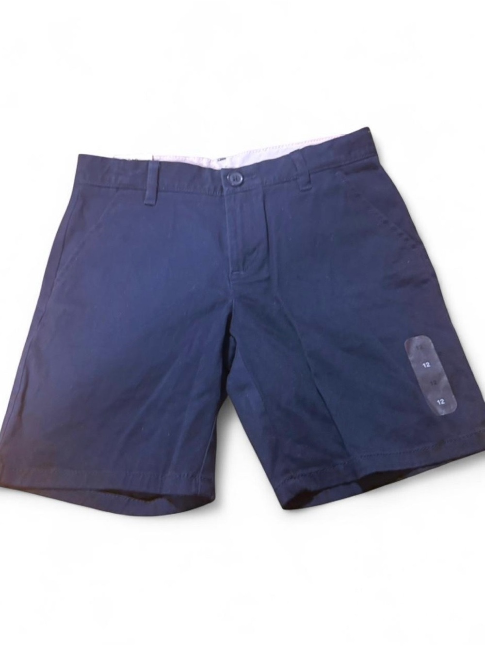 Gap Kids Uniform/ summer Khaki Shorts in navy blue size 12 boys